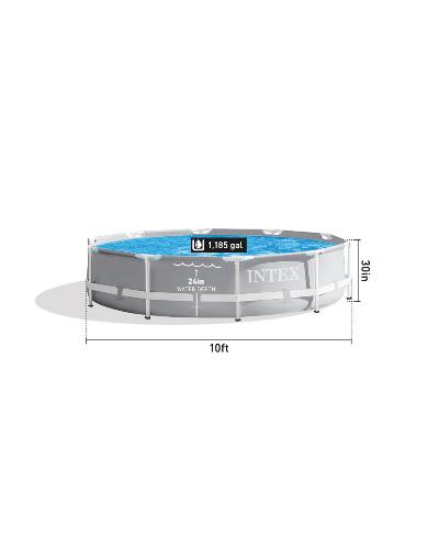 Intex Prism Frame Pool Metal-Frame (W/Pump) 305cm x 76cm