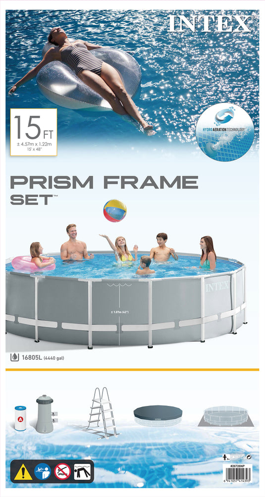 Intex Prism Frame Premium Pool Set 4.57mx1.22m