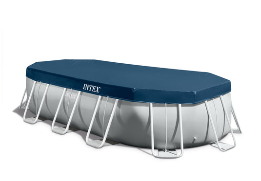 Intex 5.03m x 2.74m x 1.22m Prism Frame Oval Pool Set