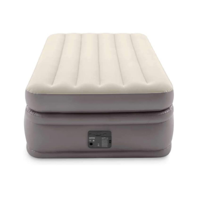 Twin Comfort Elevated Airbed with Fibre-Technology™ & Built In Pump