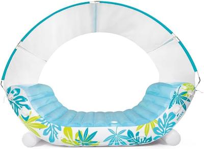 Intex Inflatable Tropical Sea Lounge Mattress, Blue