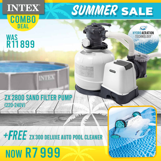 Intex Zx300 Deluxe Auto Pool Cleaner Bundle