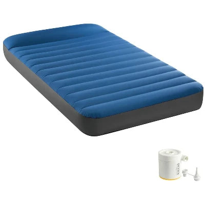 Load image into Gallery viewer, Intex Twin Durabeam Airbed with Fastfill USB Pump
