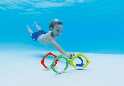 Load image into Gallery viewer, Intex Underwater Pool Toys - Fish Rings
