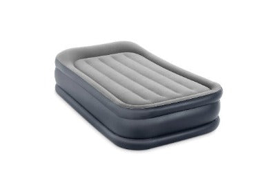 Intex Twin Deluxe Pillow Rest Airbed with Fiber Tech BIP