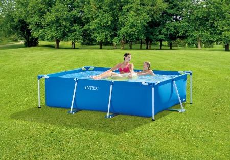 Intex 2.2m X 1.5m X 0.6m Rectangular Frame Pool